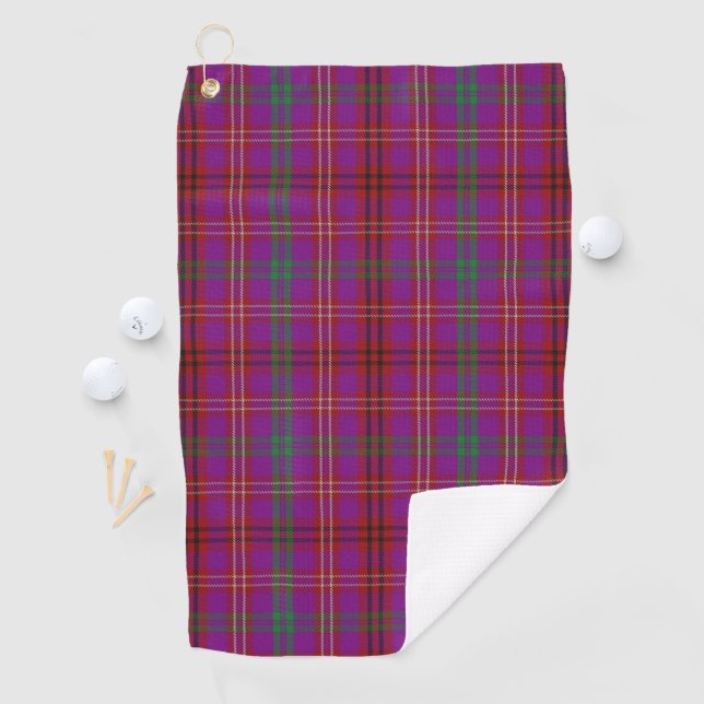 Clan McCall - Kaithness Scottish Tartan Golfhandtuch (Insitu)