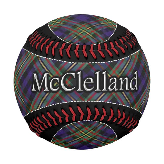 Clan McClelland MacLellan Scottish Dream Tartan Baseball (Vorderseite)