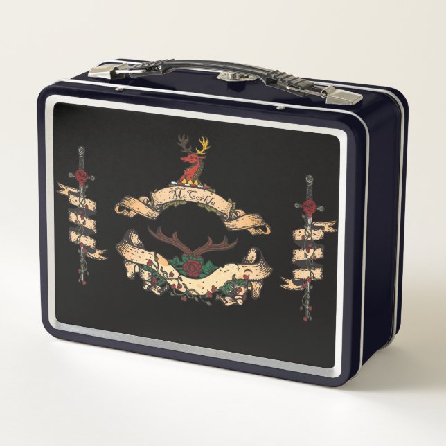 Clan McCorkle Metall Brotdose (Rückseite)