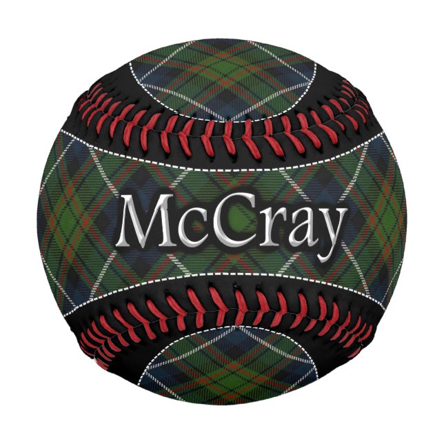 Clan McCray MacRae Scottish Dream Hunting Tartan Baseball (Vorderseite)