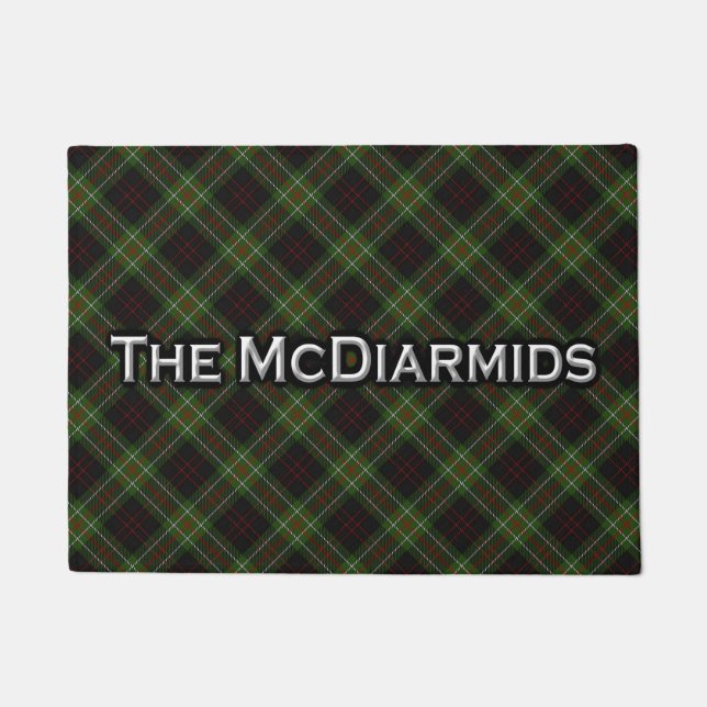 Clan McDiarmid MacDiarmid Tartan Welcome Mat Fußmatte (Vorderseite)