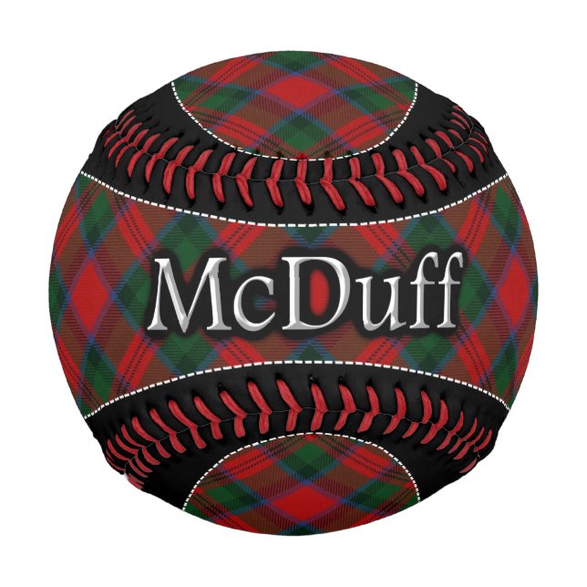 Clan McDuff MacDuff Scottish Dream Tartan Baseball (Vorderseite)