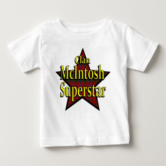 Clan McIntosh Superstar-Säuglings-T - Shirt (Vorderseite)