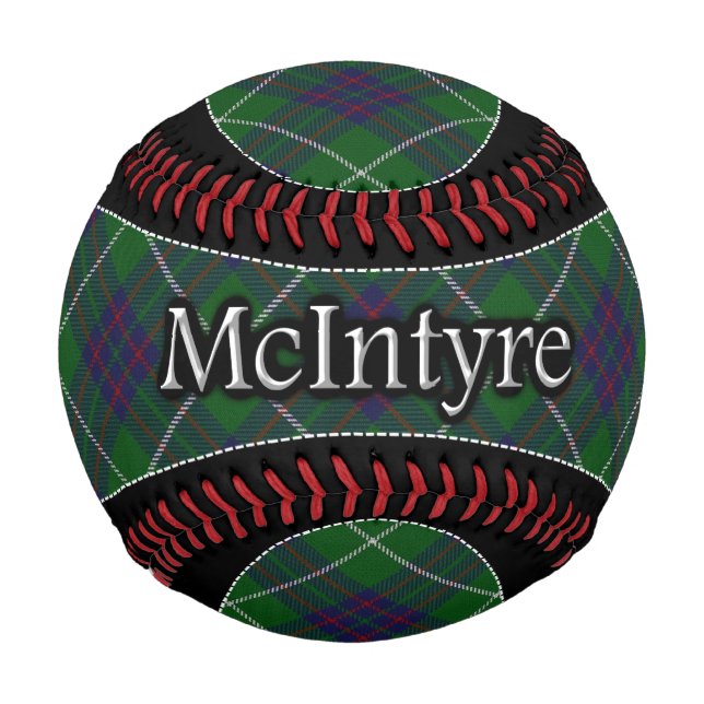 Clan McIntyre MacIntyre Scottish Dream Tartan Baseball (Vorderseite)