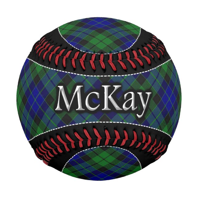 Clan McKay MacKay Scottish Dream Tartan Baseball (Vorderseite)