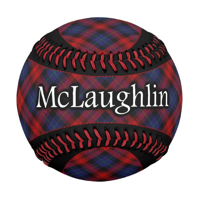 Clan McLaughlin MacLachlan Scottish Tartan Baseball (Vorderseite)