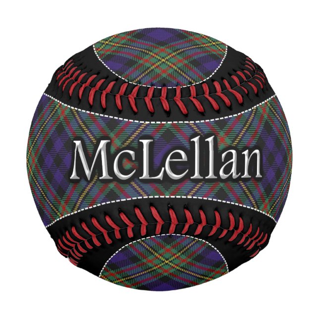 Clan McLellan MacLellan Scottish Dream Tartan Baseball (Vorderseite)