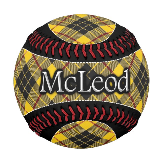 Clan McLeod MacLeod Scottish Dream Tartan Baseball (Vorderseite)