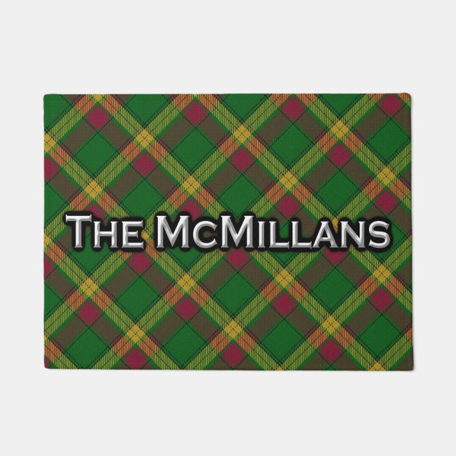 Clan McMillan MacMillan Tartan-Fußmatte Fußmatte (Vorderseite)