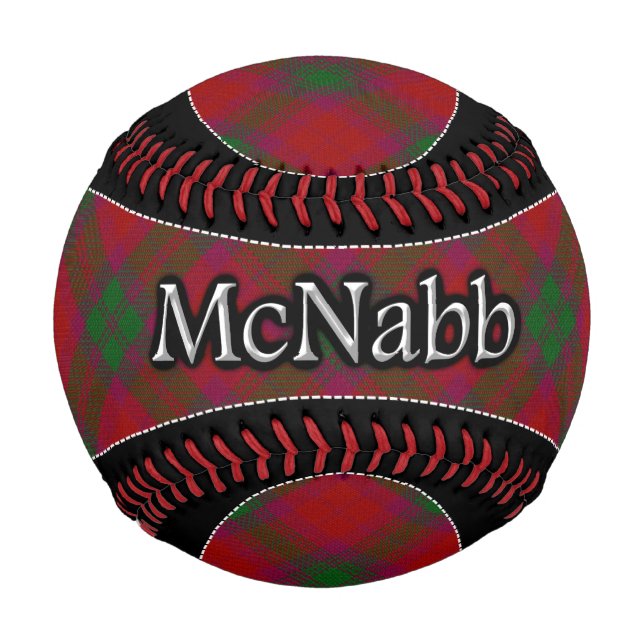 Clan McNabb MacNab Scottish Dream Tartan Baseball (Vorderseite)