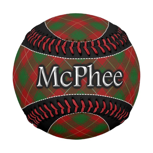 Clan McPhee MacFie Scottish Dream Tartan Baseball (Vorderseite)