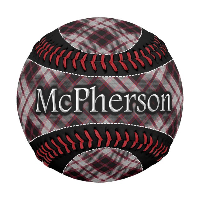 Clan McPherson MacPherson Scottish Dream Tartan Baseball (Vorderseite)