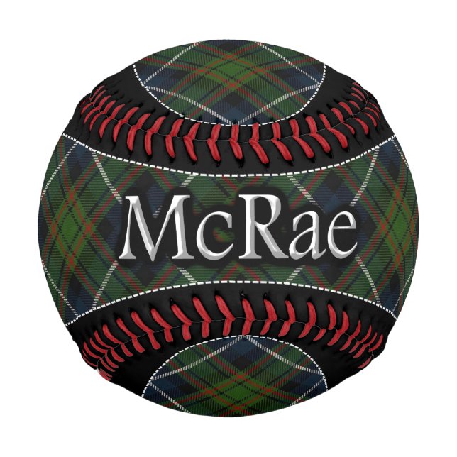 Clan McRae MacRae Scottish Dream Hunting Tartan Baseball (Vorderseite)