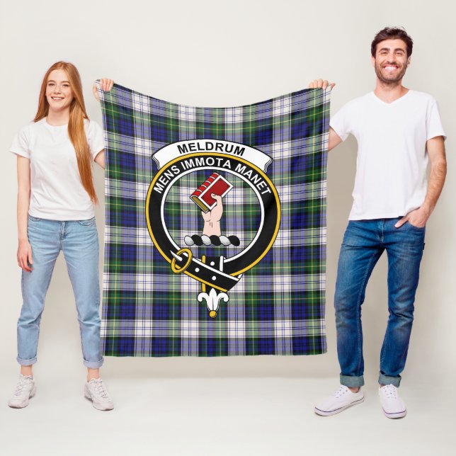 Clan Meldrum Gordon Dress Tartan Kariert Fleecedecke (Beispiel)