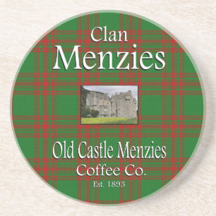 Clan Menzies Old Castle Menzies Coffee Co. Sandstein Untersetzer