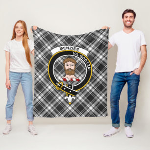 Clan Menzies Tartan Kariert Fleecedecke
