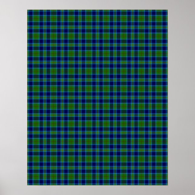 Clan Miller Tartan Poster (Vorne)