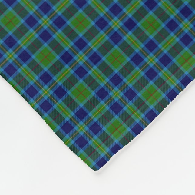 Clan-MillerTartan Fleecedecke (Ecke)