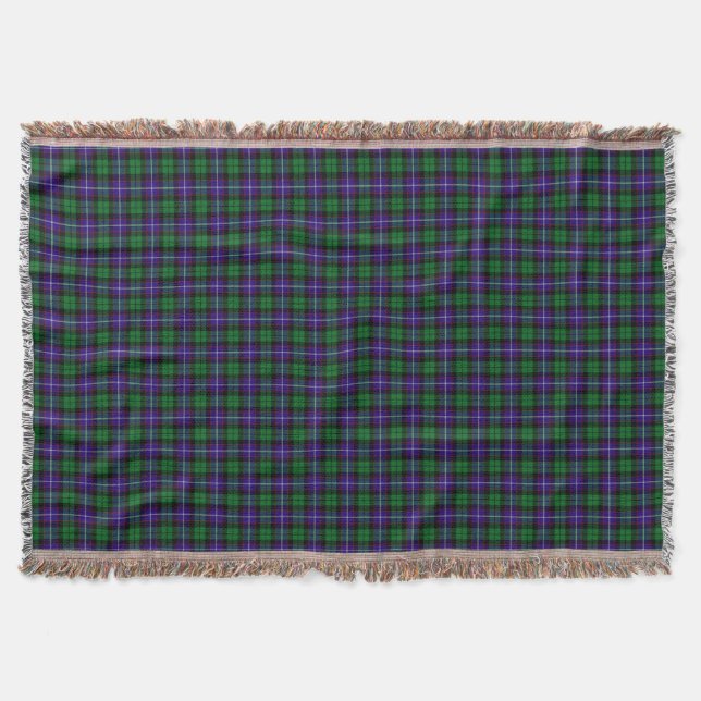 Clan Mitchell Tartan Decke (Vorderseite)