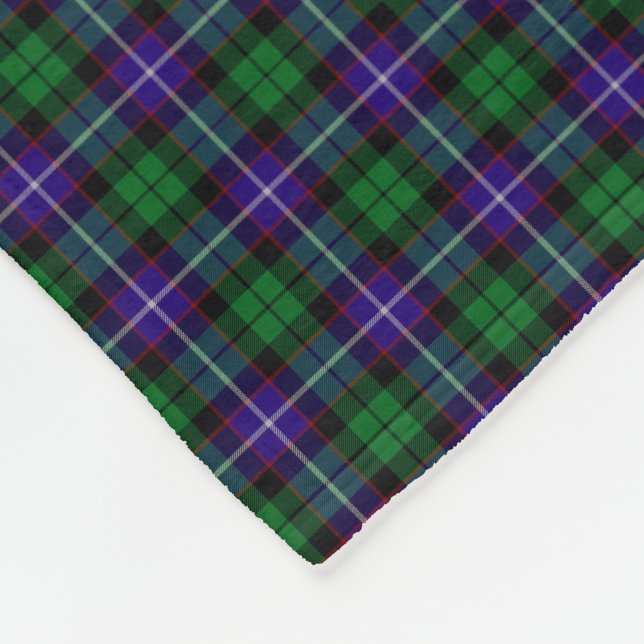 Clan Mitchell Tartan Fleecedecke (Ecke)