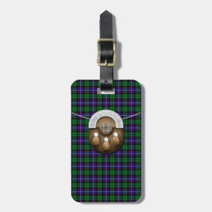 Clan Mitchell Tartan und Sporran Gepäckanhänger