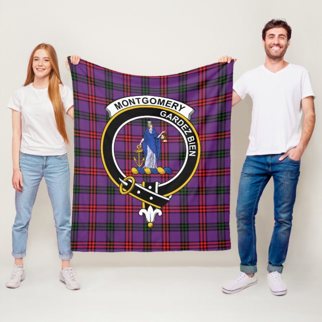 Clan Montgomery Modern Tartan Kariert Fleecedecke (Beispiel)