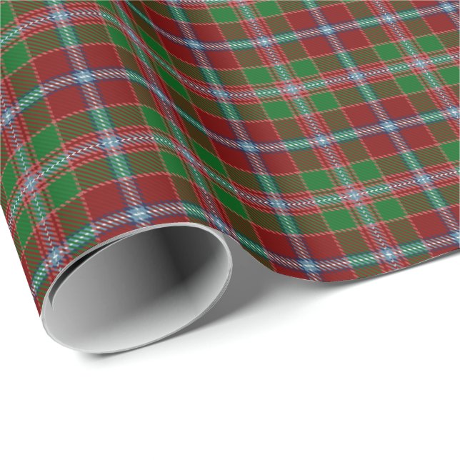 Clan Moray von Abercairny Tartan Geschenkpapier (Rolleneckpunkt)