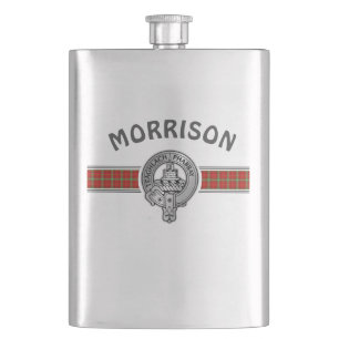 Clan Morrison (Bearbeiten) Wappen & Tartan Flachmann