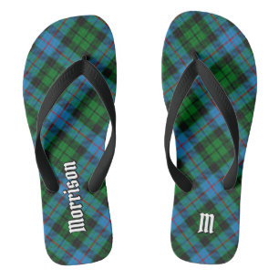 Clan Morrison Jagd Tartan Flip Flops