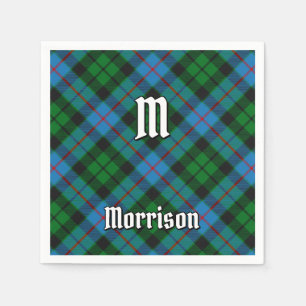 Clan Morrison Jagd Tartan Napkins Serviette