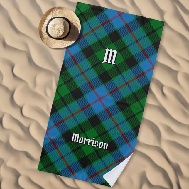 Clan Morrison Jagd Tartan Strandtuch (Von Creator hochgeladen)