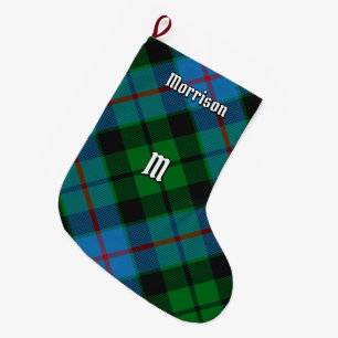 Clan Morrison Jagd Tartan Weihnachts-Strumpf Großer Weihnachtsstrumpf