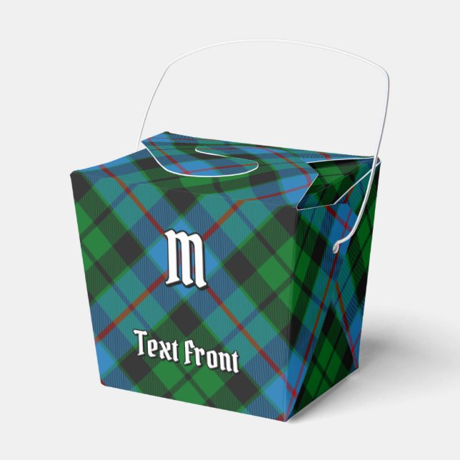 Clan Morrison Junting Tartan Favor Box Geschenkschachtel (Vorderseite)