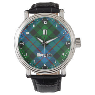 Clan Morrison Junting Tartan Watch Armbanduhr