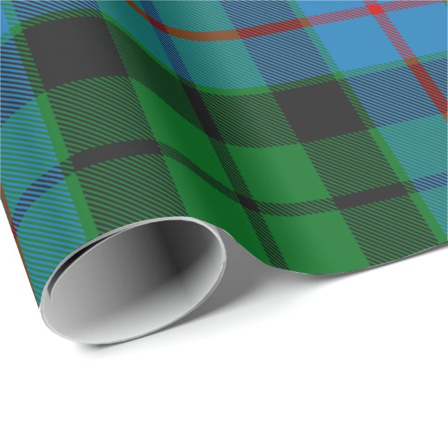 Clan Morrison Junting Tartan Wrapping Paper Geschenkpapier (Rolleneckpunkt)
