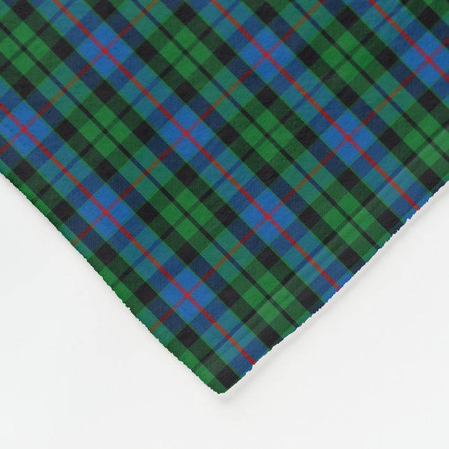 Clan Morrison Tartan Fleecedecke (Ecke)
