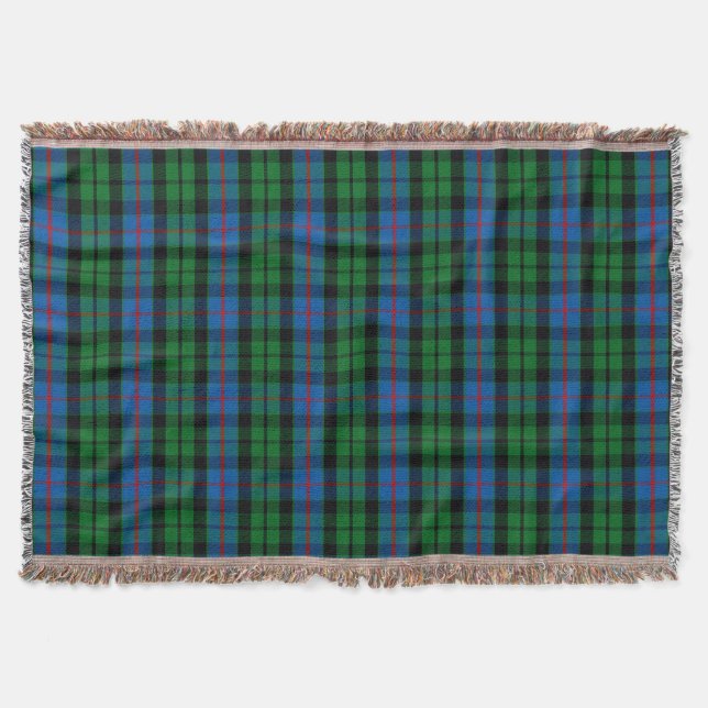 Clan Morrison Tartan Kariert Decke (Vorderseite)