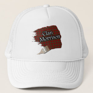 Clan Morrison Tartan Paint Brush Cap Truckerkappe