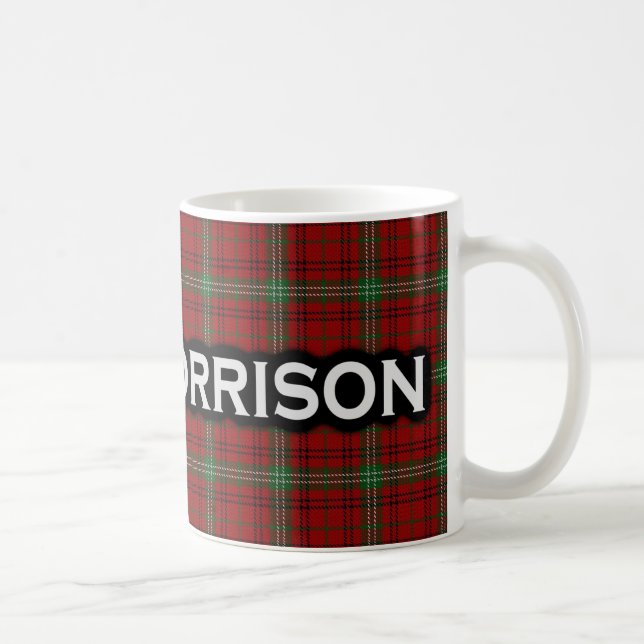 Clan Morrison Tartan Scottish Tasse (Rechts)