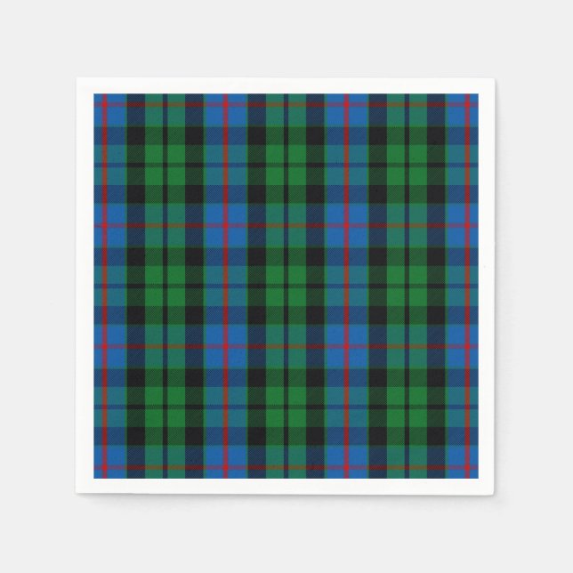 Clan Morrison Tartan Serviette (Vorderseite)