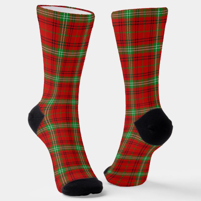 Clan Morrison Tartan Socks Socken (Gewinkelt)