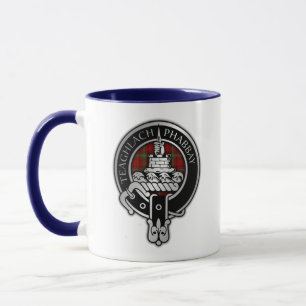 Clan Morrison Wappen & Tartan Tasse