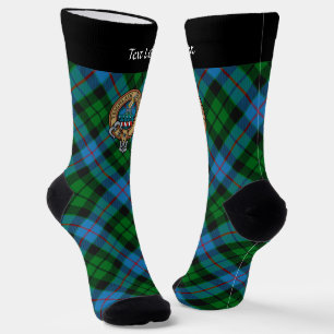 Clan Morrison Wappen über die Jagd auf Tartan Sock Socken