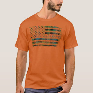 Clan Mowat Scottish tartan, USA Flaggenkilometer,  T-Shirt