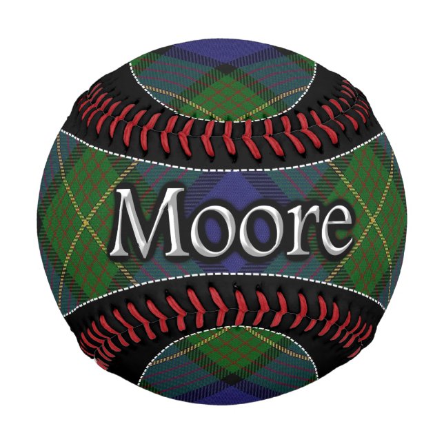 Clan Muir Moore Scottish Dream Tartan Baseball (Vorderseite)
