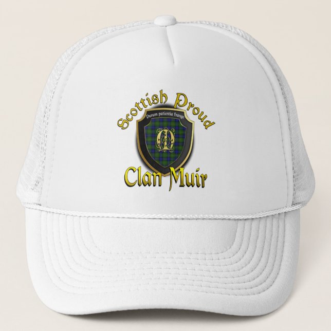 Clan Muir Scottish Dynasty Cap Truckerkappe (Vorderseite)