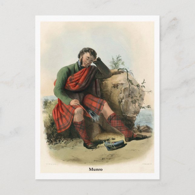 Clan Munro Postkarte (Vorderseite)
