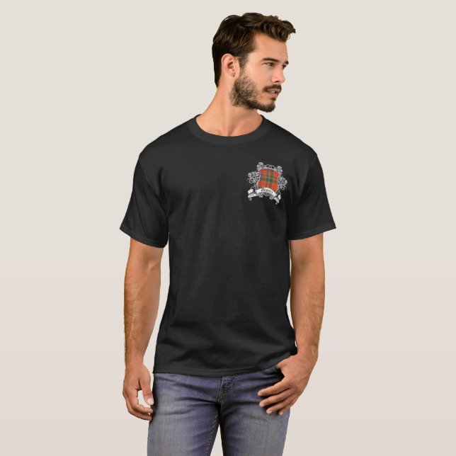 Clan Munro Schild-T-Shirt T-Shirt (Vorne ganz)