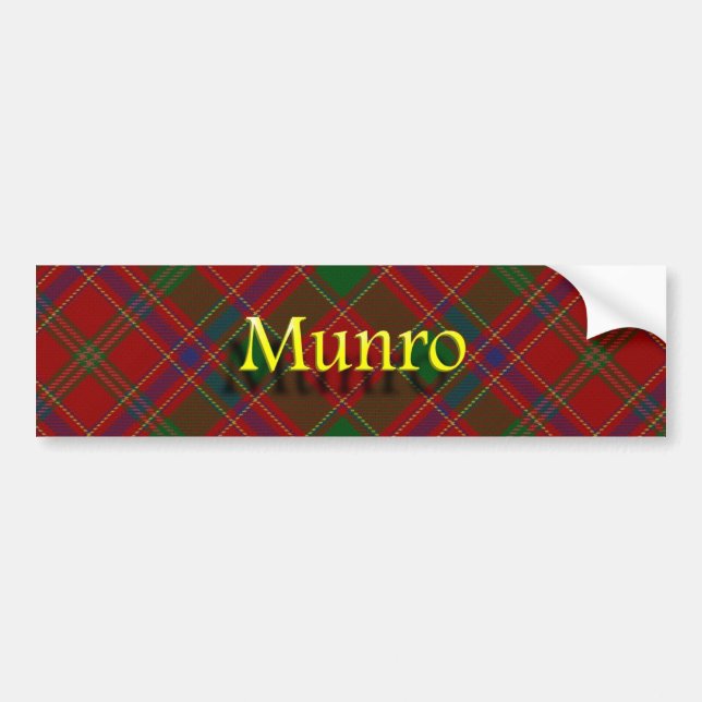 Clan Munro Scottish Autoaufkleber (Vorne)