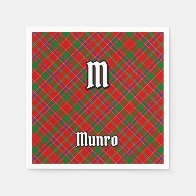 Clan Munro Tartan Serviette (Vorderseite)